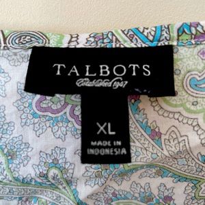 Talbots blouse. Never worn.